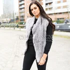 CX-G-B-192T Custom Pattern Winter Fur Waistcoat Rabbit Fur Vest Rabbit