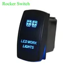 Rocker Switch 20A 12V Blue LED WORK LIGHTS Rocker Switch