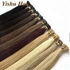 Top Quality 8A10A grade Human #60/613 Blonde Hair I Tip Keratin Remy Cuticle Aligned Thick Bottom No Tangle