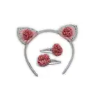 Cute Ear Head band Flower Hair Clip Hair Accessories set for kids
