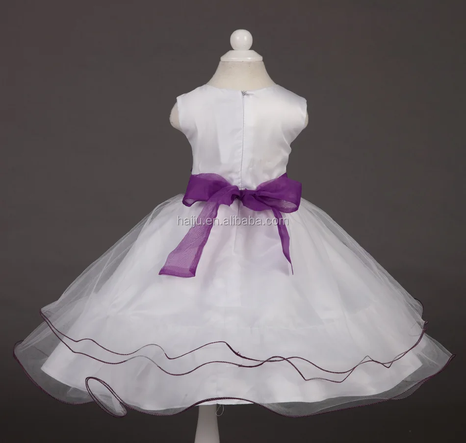 2016 new flower dress of baby girl party dress children frocks