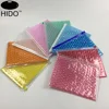 Reusable transparent PVC colored bubble ziplock bag