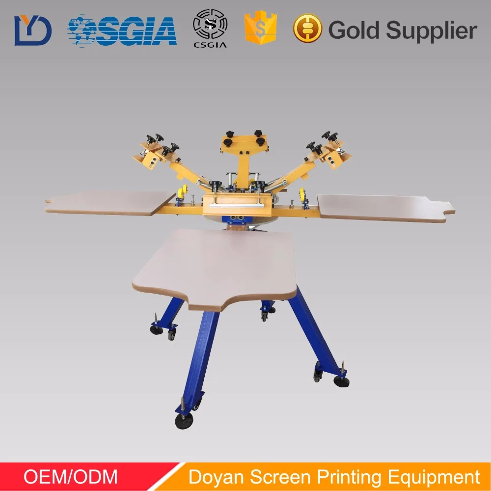 Cheap Price 4 Color 4 Station Carousel Screen Printing Machine Buy