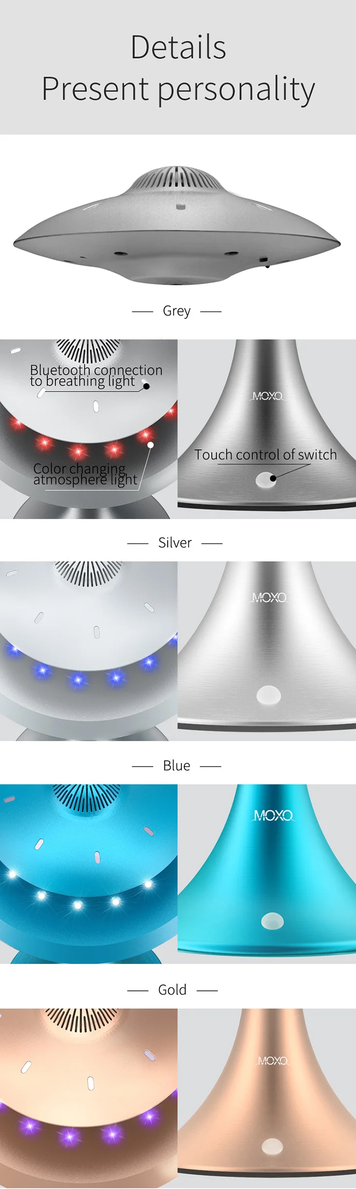 2018 High-End Flying Floating Speaker Ufo Design intelligent professional audio - ANKUX Tech Co., Ltd