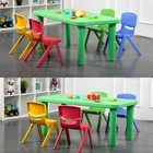 Set Furniture Sets Children Table And Chair Set Portable Saving Space Collapsible Waterproof Safety Folding Kids Table And Chair Set Children Furniture Sets