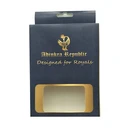 Custom printing any size luxury ivory cardboard socks packaging boxes with window and hook