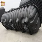 HDPE Three ChamblesBlack Plastic Septic Tank in Water Treatment