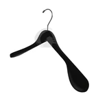 2018 Customized Luxury black wooden hanger for clothes