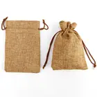 Small Gift Packing Bag Drawstring Burlap/ Jute /Linen Pouch Bag