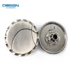 Hang Plated Gunmetal Brush Matte Metal Snap Press Button Snap Fasteners for Jacket Blazers Denim Coat Bag Suitcase Clothing Snap