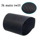 Custom size 3k matte carbon fibre auto exhaust tips for bmw carbon fiber universal exhaust pipes