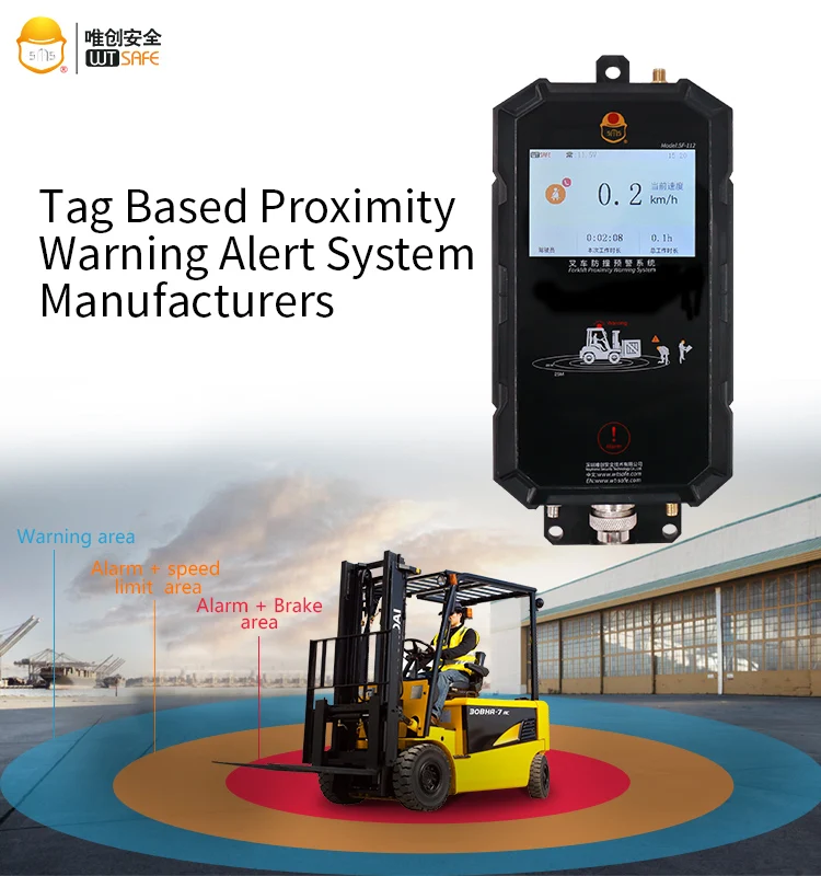 Forklift Collision Accident Avoidance Proximity Warning Alarm System