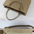 Jute 2016 Fashion Stylish Printed Promotion Bag Shopping Tote Packing
