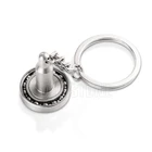 Gifts Dongguan Custom Ball Bearing Rotation Keyring Branded Gifts For Corporate Events