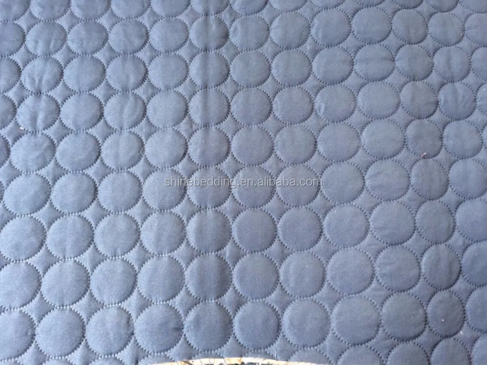 wholesale blue color 200gsm cotton filling ultrasonic quilting