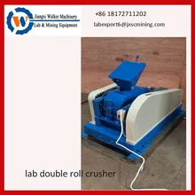 200*125 small size rock double teeth roller crusher for Mongolia iron ore laboratory
