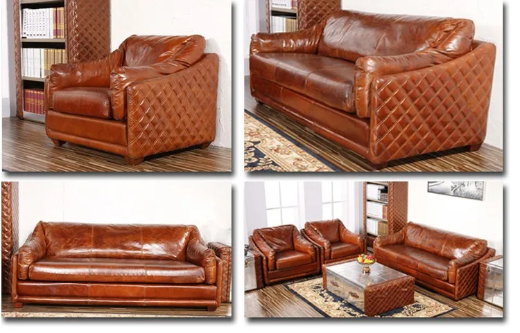 2016 Hotsale Retro Home Furniture Sofa Design Leather Sofar