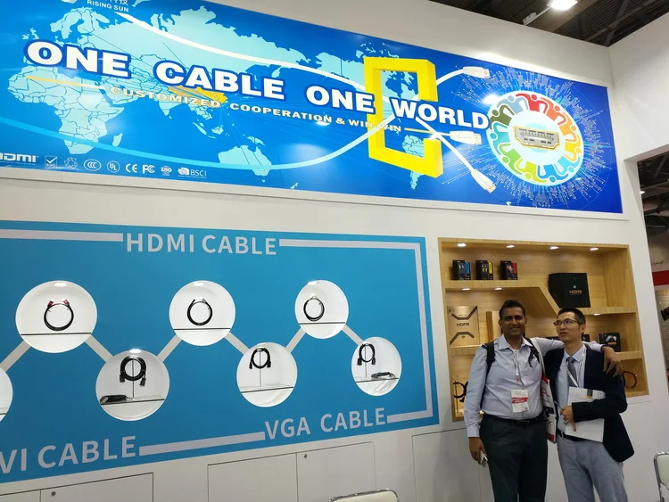RISING SUN 1.8M Blue and Black High Speed Hdmi Cable 2.0 4k with Ethernet support 18Gbps 1080p - ANKUX.COM