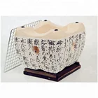 portable smokerless charcoal bbq stone grill made in China fish roaster ,