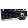 OEM factory custom brand led backlit mouse keyboard combo, rgb game teclado gaming key board mouse combo for computer gamer