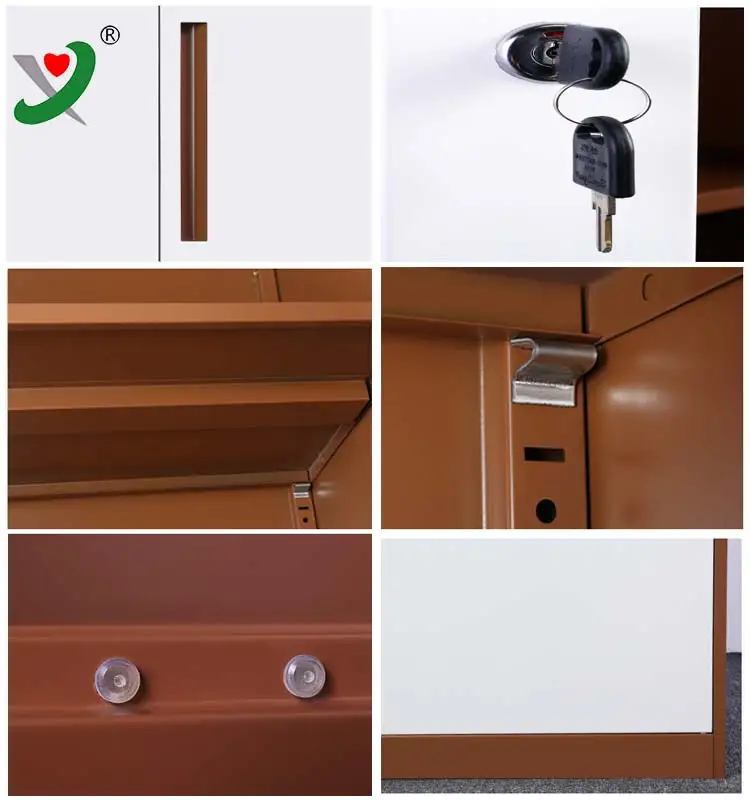 high quality office furniture cabinet design cupboard two door Steel storage filing cabinet