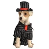 Mop Dog Costume Stripe Gentle Dog Clothes Pet Outdoor Wear Halloween Pet Hat