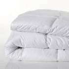 Natural fabric brushed luxury100%cotton quilt with polyester filling
