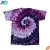 Wholesale custom design OEM service men's shirts 100% cotton fabric tees short sleeve multi-color Tie Dye t- shirts