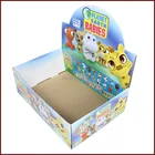 color printing cardboard paper box for toys with easy setup display panel