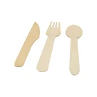 New products 2019 innovative product online wholesale sales disposable disposable wooden spoon fork knife