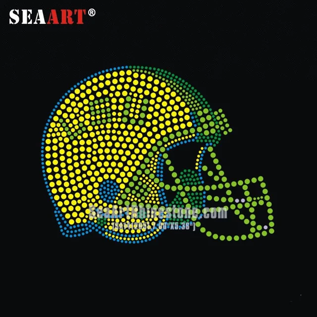 Soccer Ball Rhinestone Iron-On Transfer