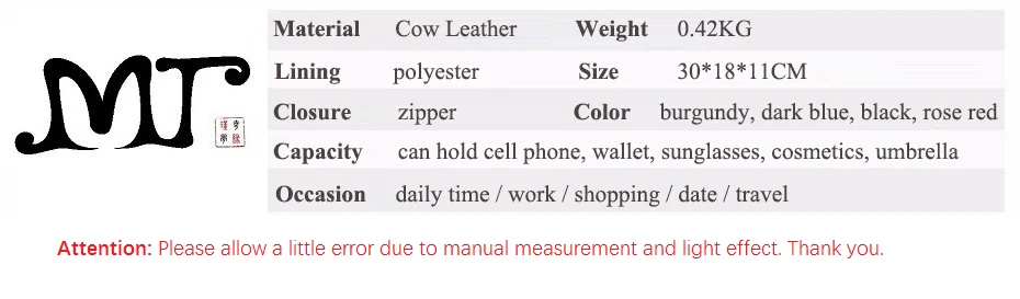 MJ Genuine Leather Women's Bag Shoulder Handbag Real Cowhide Leather Crossbody Bag Female Small Messenger Bags High Capacity (26)