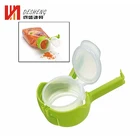 Portable durable seal and pour food bag sealing clip