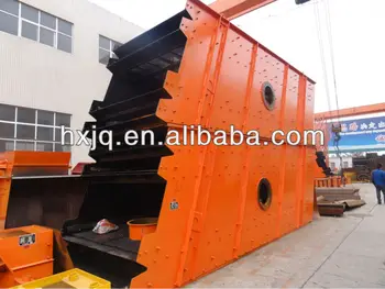 Hongxing circular rock vibrating screen with eccentric shaft vibation exciter