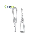 Clear Plastic Shirt Packing Clips for Clothing