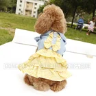 BONEPUPPY Designer Pet Clothes Cute Dog Cat Puppy Dress pastoral style