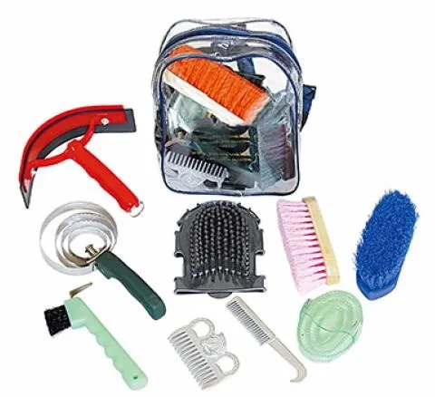 Horse grooming kit horse cleaning brush set saddlery wholesale/horse products