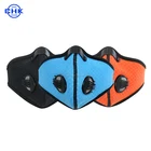 Wholesale fashion custom printed washable sport cycling face filter breathable nose anti dust mask