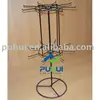table standing ornaments hanging 2 tier peg hooks spinner metal rotating retail counter wire display fixture