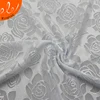 NO MOQ 155GSM 89% nylon 11% Rose flower Pattern Jacquard power mesh Fabric for dancer cloth