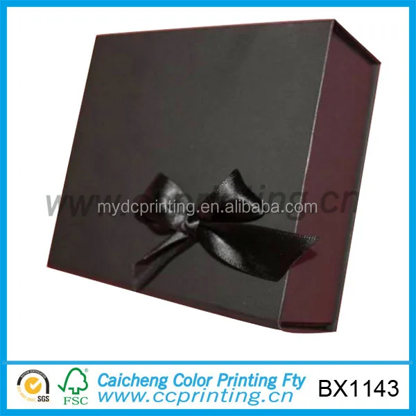 matte black cardboard paper gift boxes for wallets