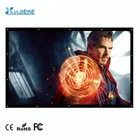 120 Inch Projection Screen Outdoor Portable Folding Movie Projector Screen HD Simple Foldable Polyester Fabric Screen for Home