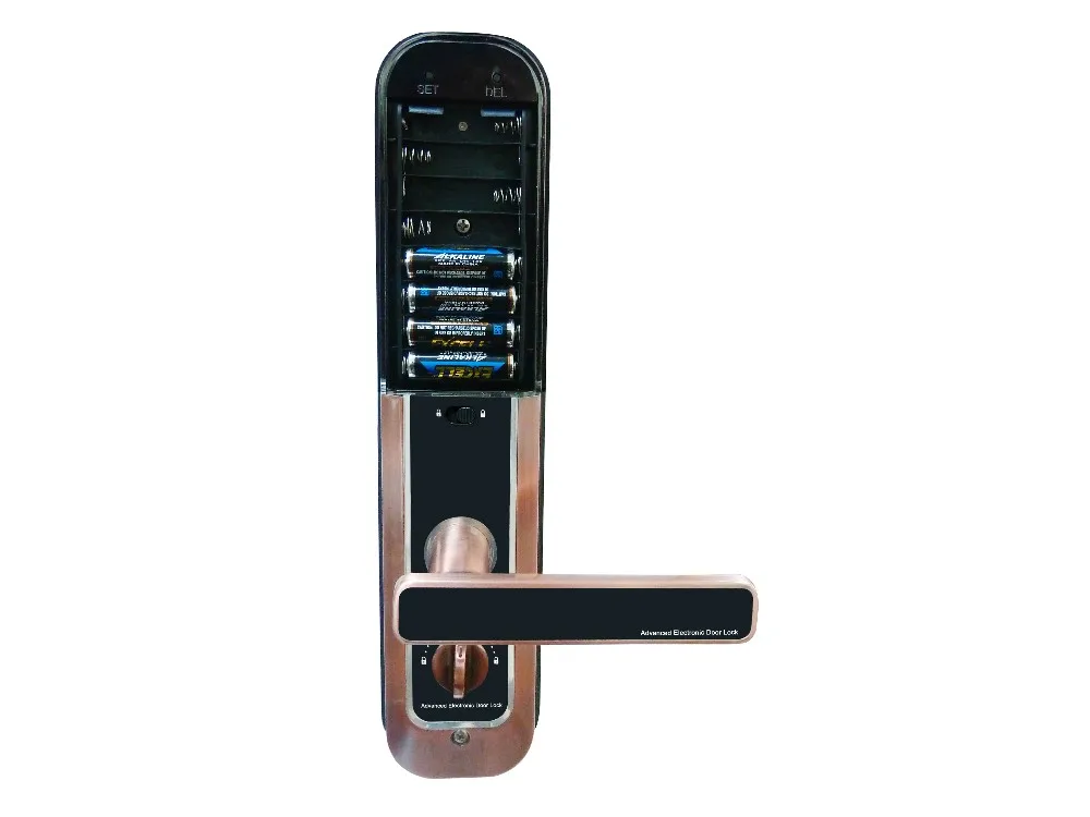 ETE Factory made keypad digital electronic padlock Finger print wifi zigbee door lock with zinc alloy plate - ANKUX.COM