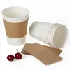 Biodegradable Disposable Embossed Paper Coffee Cup Sleeve