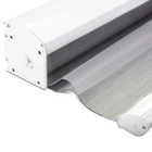 professional blackout double layer electric zebra blinds/electric zebra window blinds