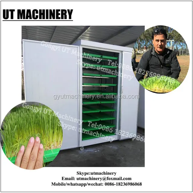 higg efficient save energy hydroponic fodder seeds growing