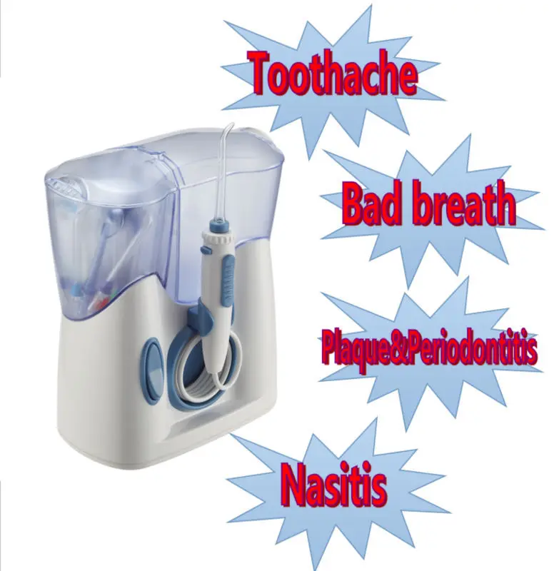 Portable 2 in 1 Water Flosser with 300ML Capacity and 30 Days Battery Life for Teeth Cleaning