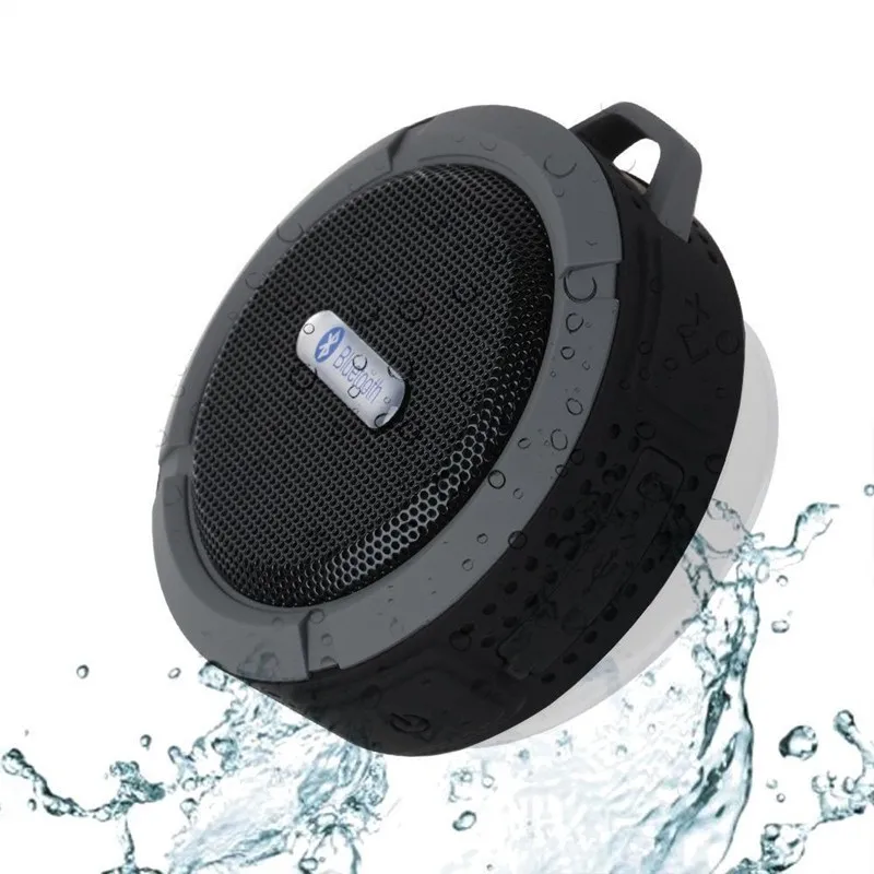 C6 Waterproof Outdoor BT3.0 Speaker TF Wireless Music Loudspeaker Portable Speakers Shower Bicycle Speaker For Bike/Bathroom - ANKUX.COM