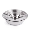 Kitchen Dinnerware Sets Stainless Steel Mixing Food Salad Bowl with OEM ODM Packing