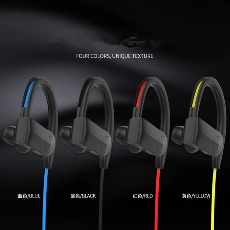 New product Smart Blue tooth Sports Headset 4.1 Stereo Hanging Ear In-ear earphone Running Blue tooth Wireless Headphones - ANKUX.COM